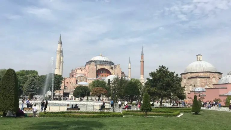 Blaue Moschee (Sultan Ahmed Moschee) in Istanbul, Türkei