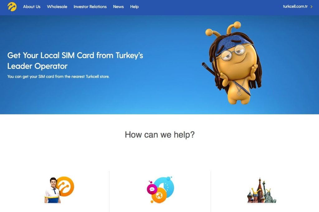 Internet en telefoon in Turkije Insider tips voor WiFi mobiel netwerk Screenshot Türkcell 2023 - Turkey Life