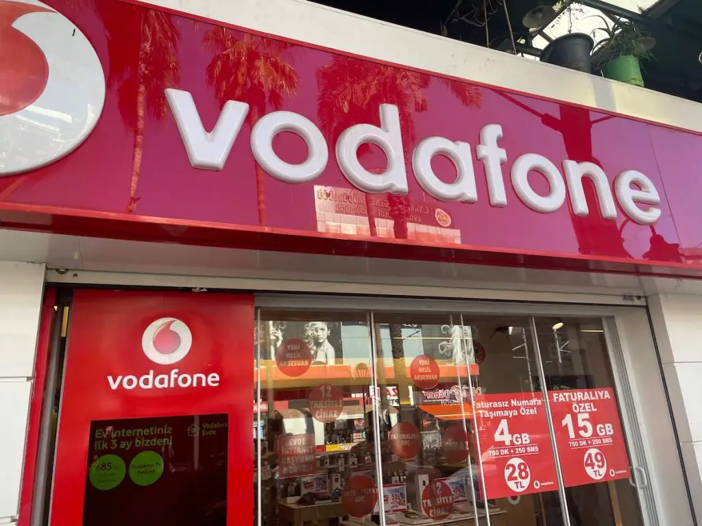 Internet en telefoon in Turkije Vodafone 2023 - Turkey Life