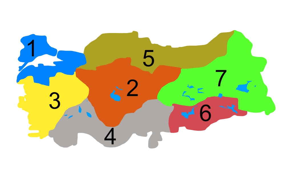2024 年土耳其气候区地图 - 土耳其生活