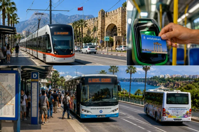 Öffentliche Verkehrsmittel in Antalya 2026: Antalyakart, Straßenbahn, Bus & Flughafen