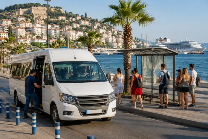 Öffentliche Verkehrsmittel in Kuşadası 2026: Dolmuş, Bus, Taxi, Flughafen & Ausflüge ohne Mietwagen