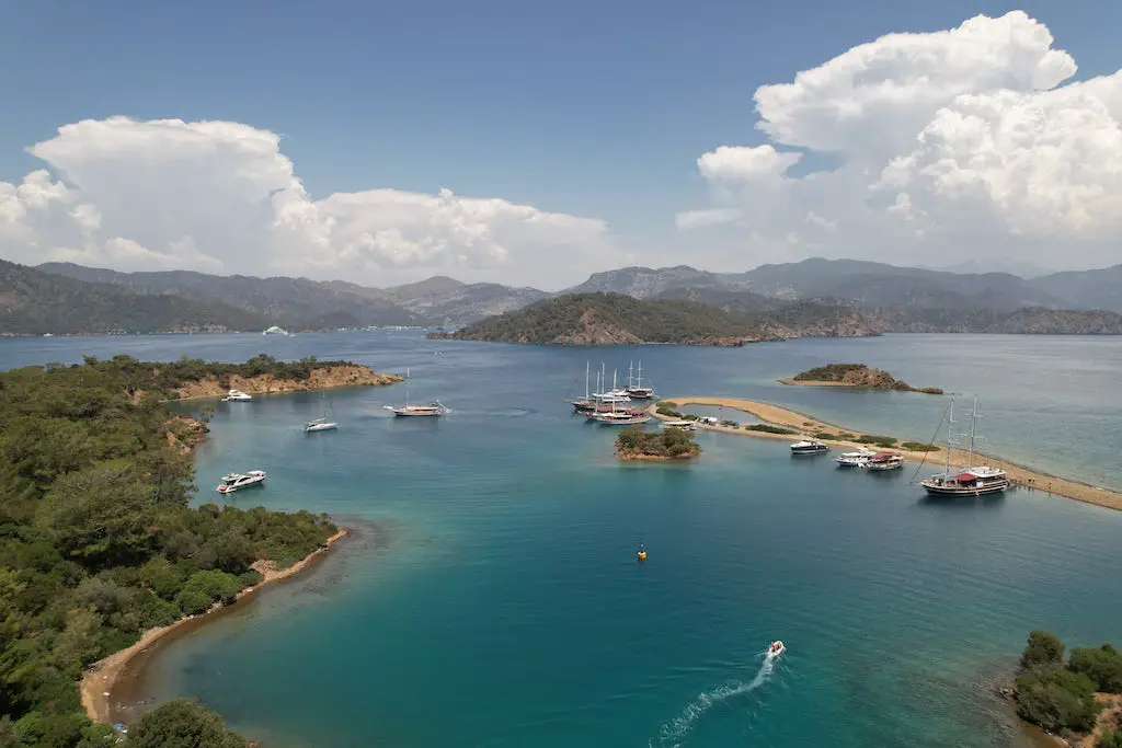 Fethiye 12 eilanden boottocht Yassica Adasi 2024 - Turkije leven